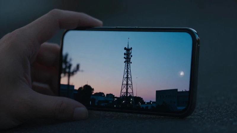 Pantalla futurista bajo iluminación cinematográfica