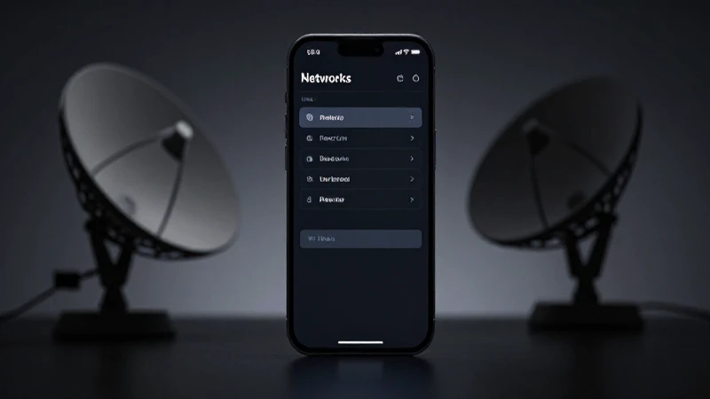 Configuración de red con antena satelital iluminada