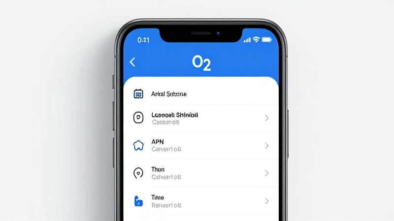Guía para configurar APN en iPhone O2