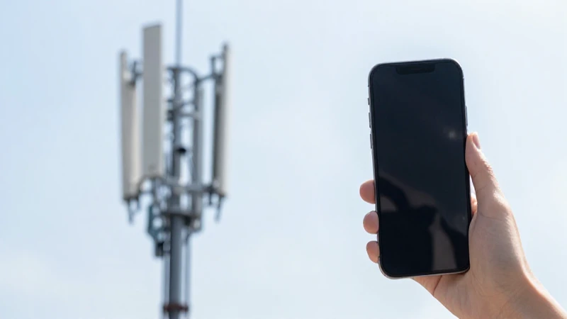 Teléfono móvil a plena luz del día