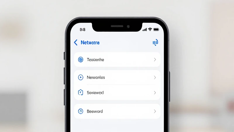 Teléfono muestra ajustes con luz suave