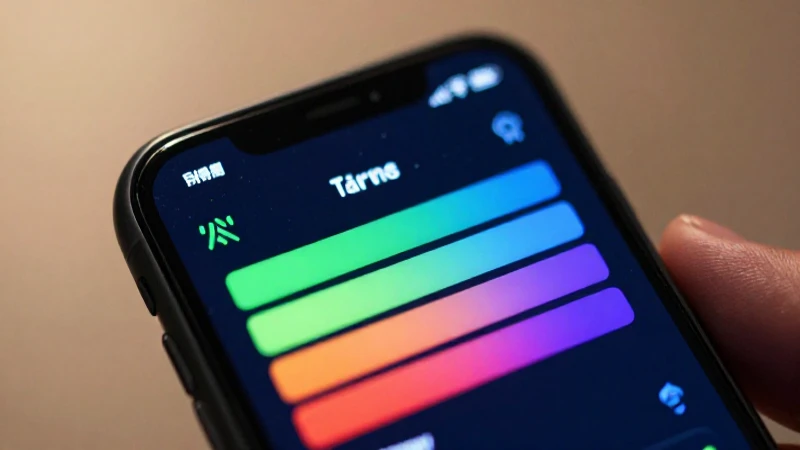 Teléfono muestra señal con iluminación suave