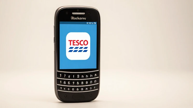Teléfono BlackBerry con luz suave y poco foco