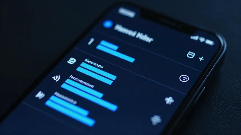 Smartphone muestra configuración con buena señal