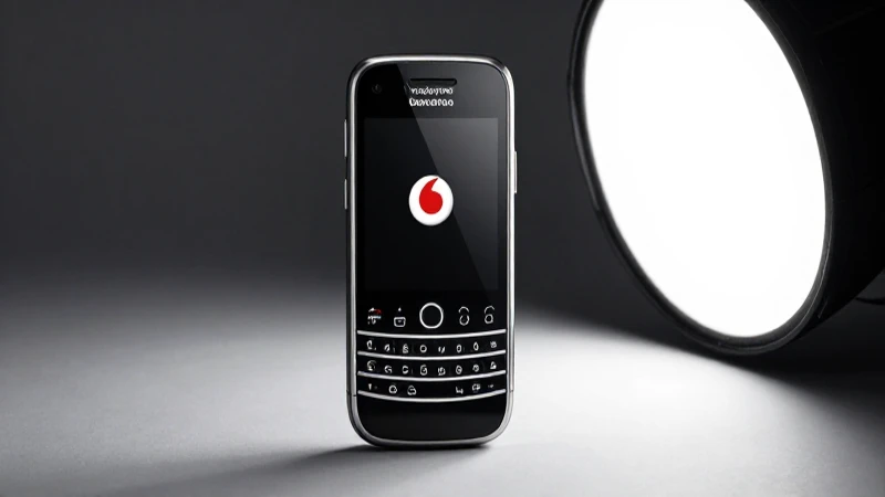 APN UK Vodafone UK APN Settings for Blackberry Devices 4 Teléfono BlackBerry con señal suave en estudio