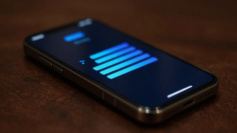Pantalla azul brillante muestra señal conectada