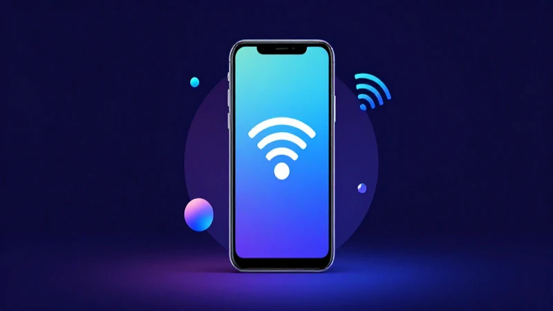 Smartphone Android con conexión rápida e iluminación vibrante