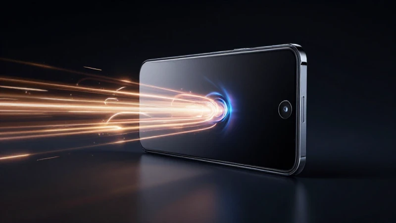Smartphone Android moderno con iluminación dramática