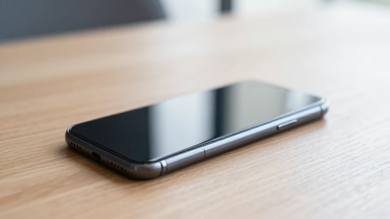 Guía Completa sobre APN Uruguay Claro UY para tus Dispositivos 4 Smartphone sobre mesa de madera, luz suave