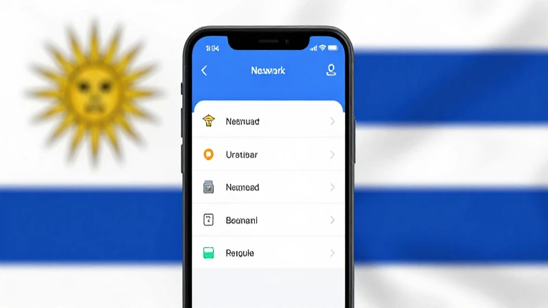 Guía Completa sobre APN Uruguay Claro UY para tus Dispositivos 3 Entorno uruguayo, ajustes de red visibles