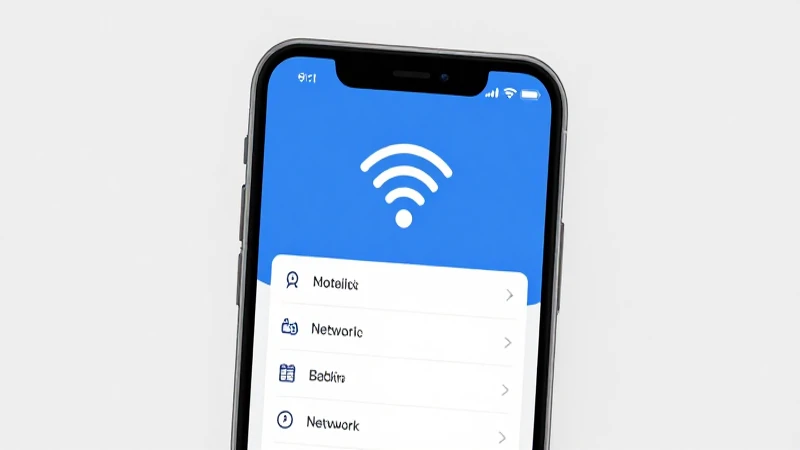 Smartphone muestra datos móviles activados