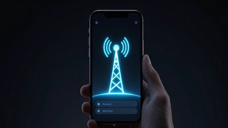 Teléfono muestra red con señal brillante
