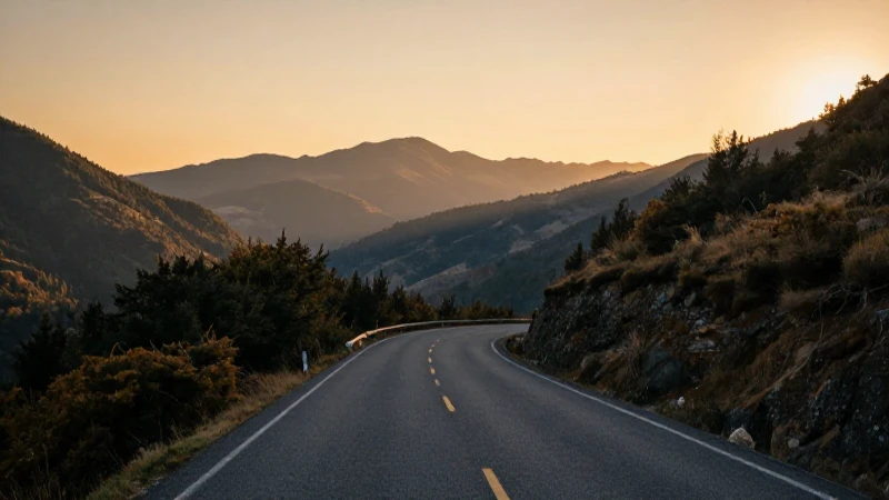 Paisaje montañoso, luz dorada y encuadre cinematográfico