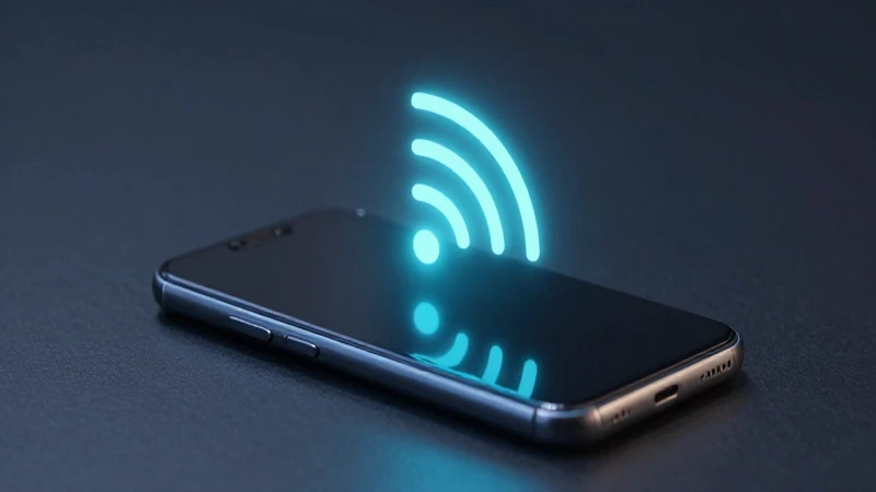 Smartphone Android con señal brillante