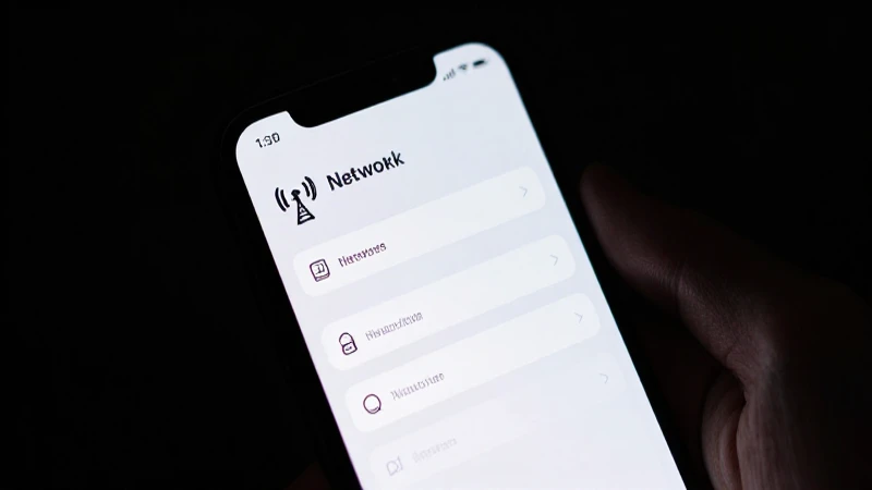 Pantalla móvil muestra torres celulares oscuras