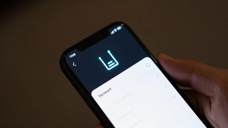 Teléfono muestra señal con luz suave