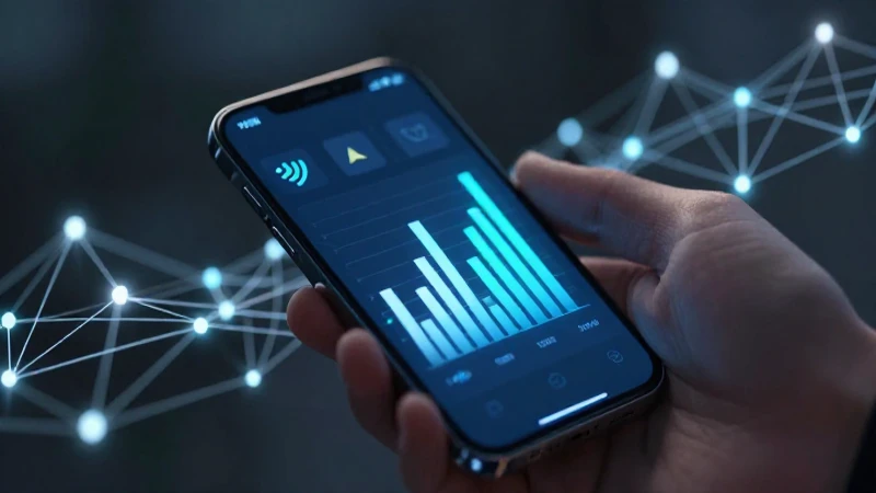 Pantalla muestra señal brillante y redes
