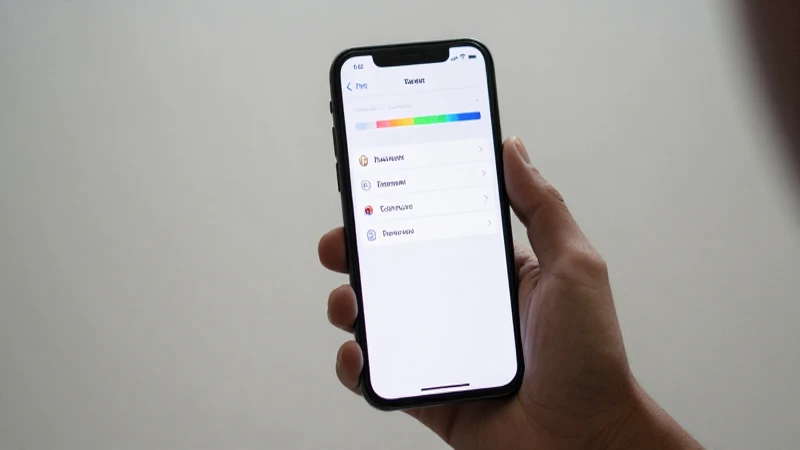 Teléfono muestra ajustes de red, señal vibrante