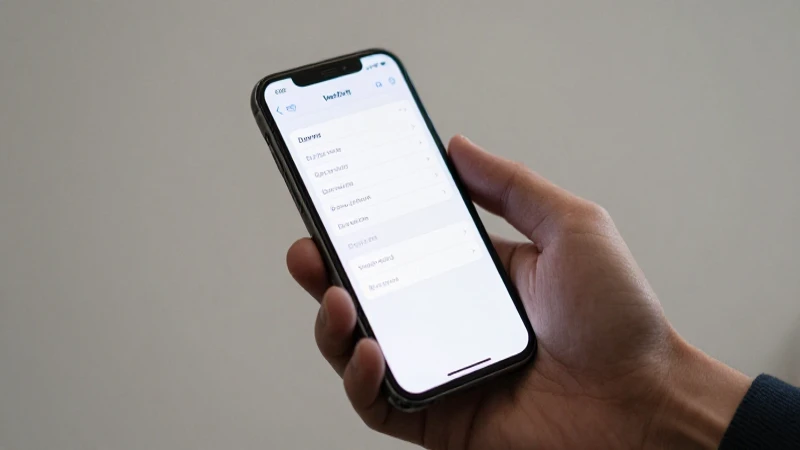 Smartphone refleja ajustes en mano iluminada