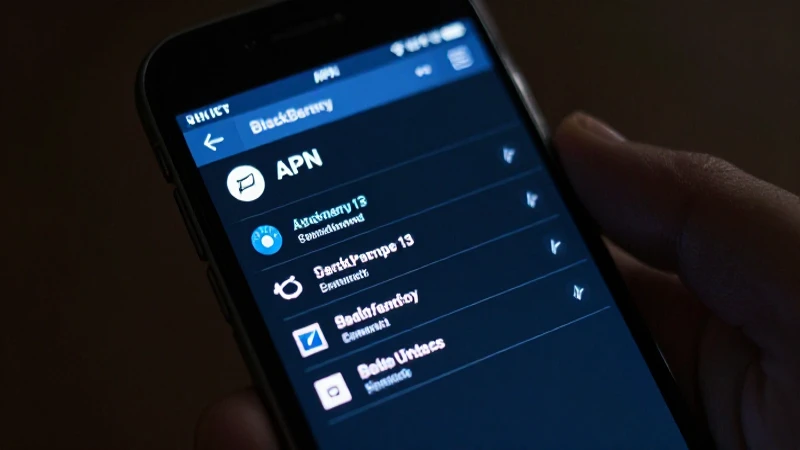 Guía Completa sobre APN US H2O Wireless para BlackBerry 4 Luces suaves iluminan la configuración del BlackBerry