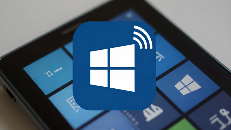 Teléfono Windows con iluminación suave y difusa