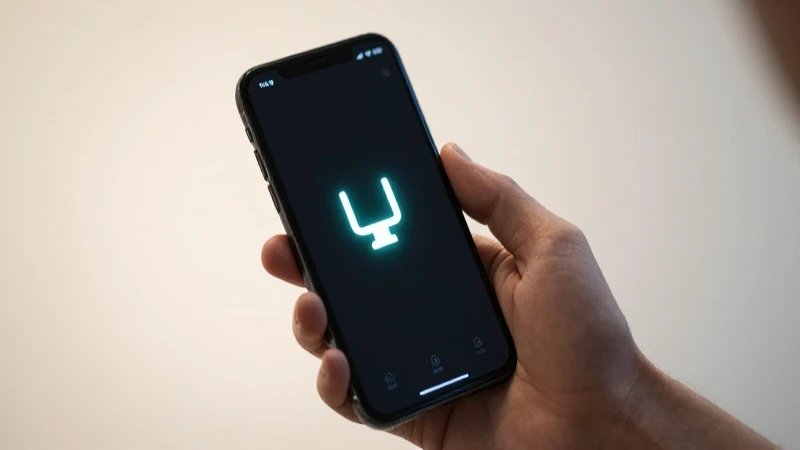 Celular muestra conexión con luz suave