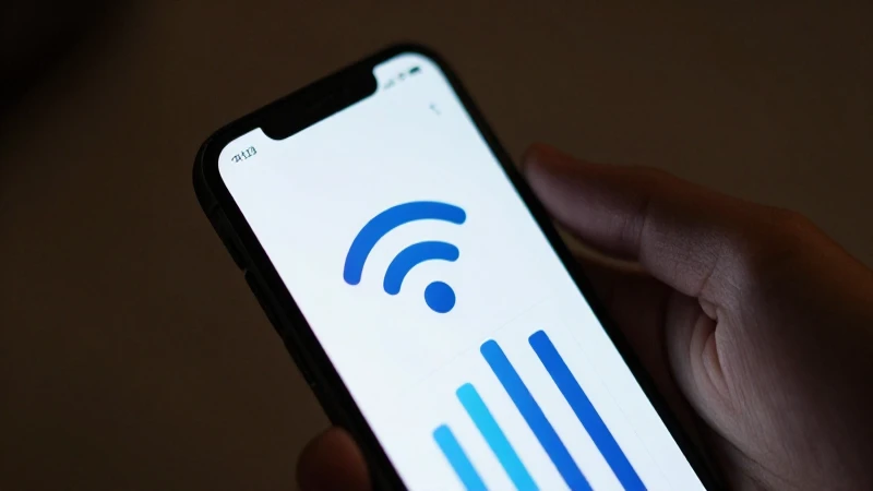 Smartphone muestra señal y Wi-Fi suavemente