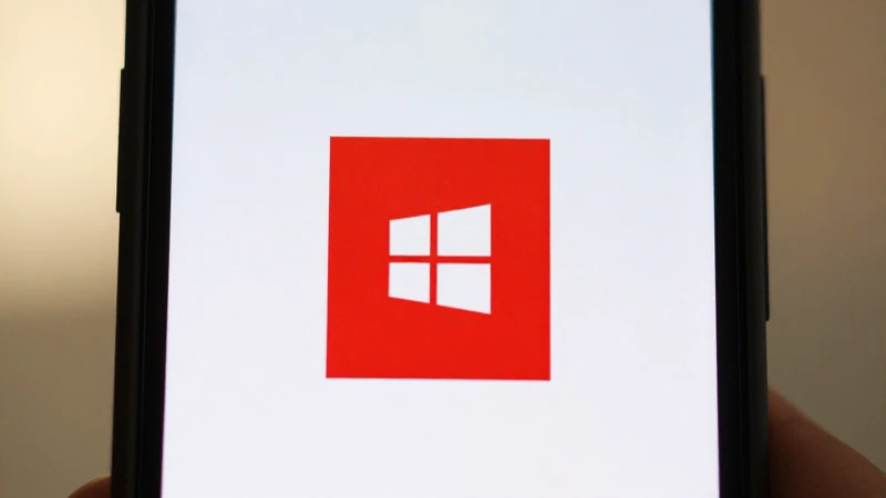 Primer plano suave de un Windows Phone
