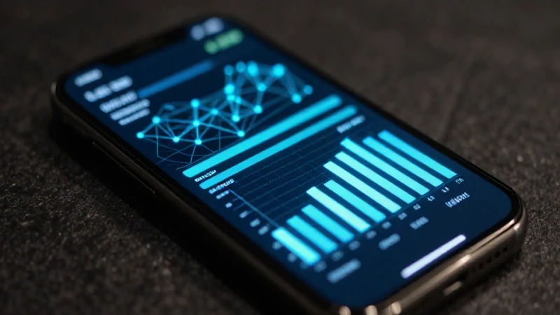 Muestra datos luminosos en red digital