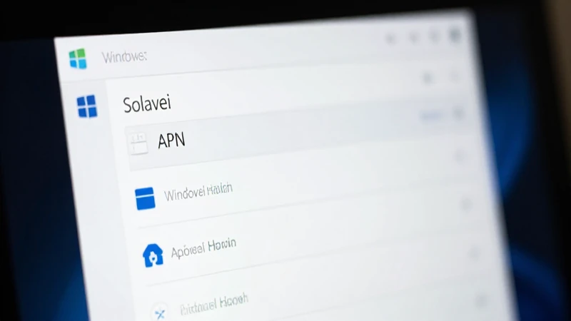 Imagen borrosa de Windows Phone con luz suave
