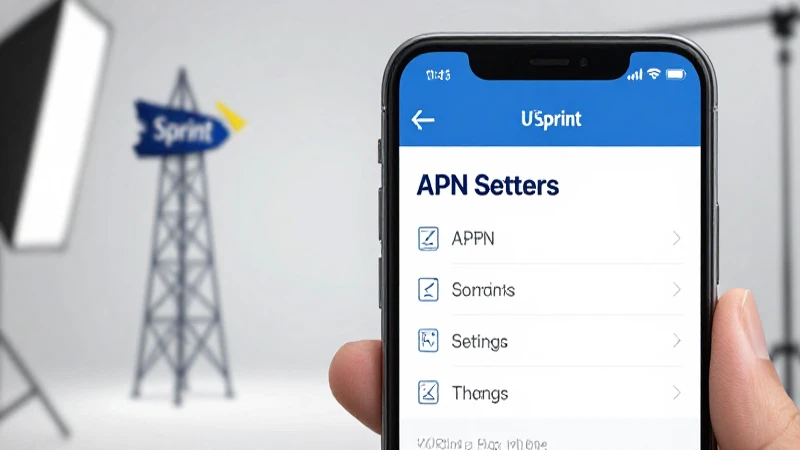 Soluciona problemas APN de Sprint en iPhone