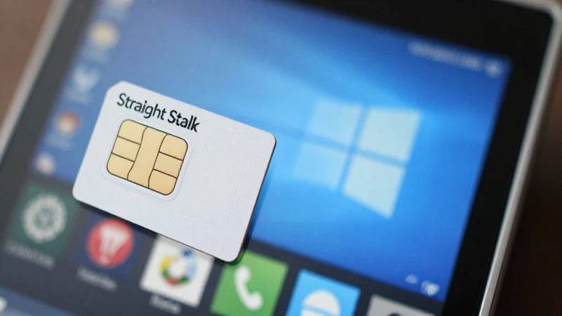 Primer plano de Windows Phone con luz suave