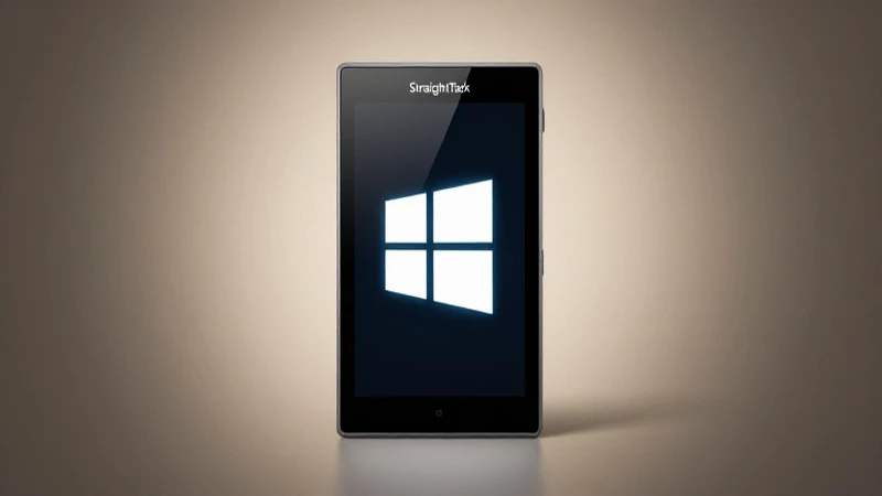 Windows Phone con luz suave e icono