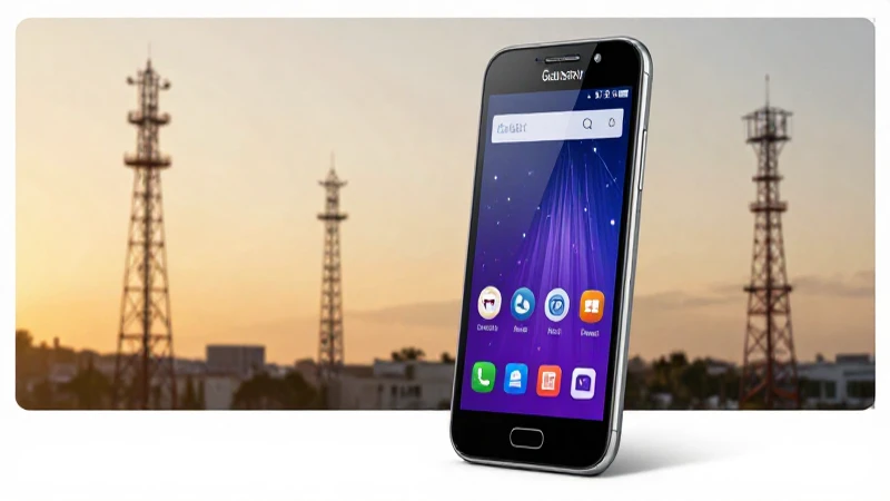 Teléfono Android en estudio con luz dorada