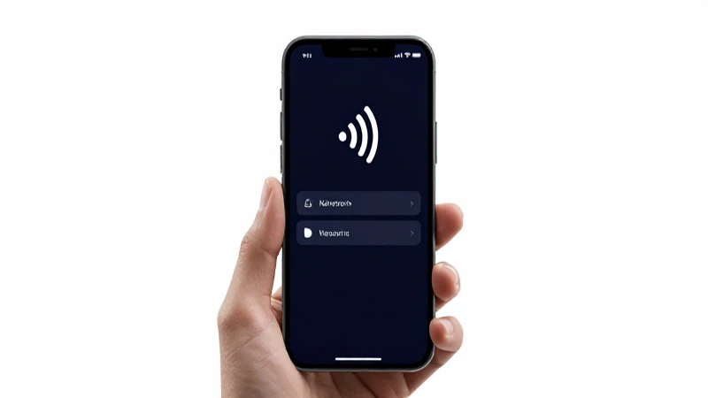 Pantalla muestra ajustes sin conexión brillante