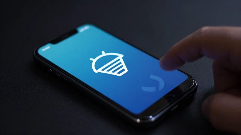 Smartphone Android con iluminación dramática