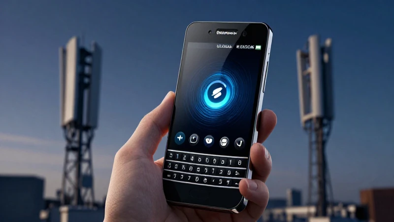 Smartphone BlackBerry, torres US Cellular, estudio cinematográfico