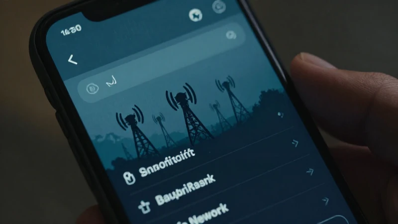 Smartphone muestra ajustes con siluetas celulares