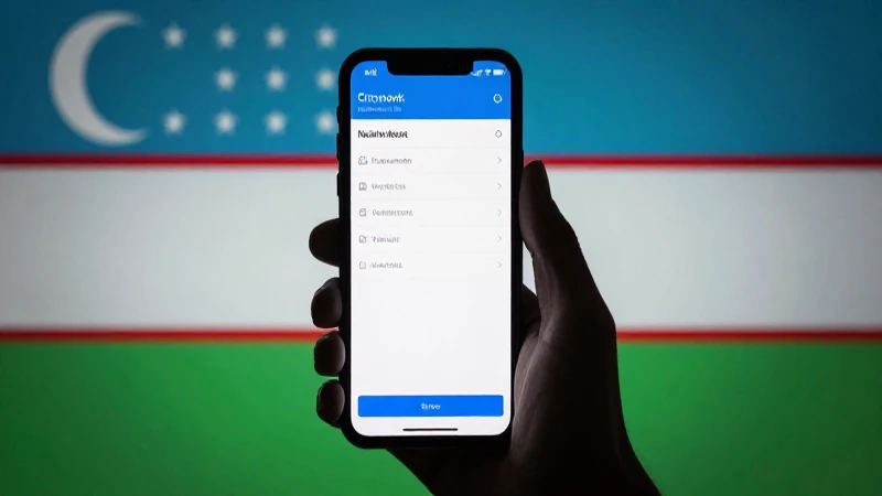 APN Uzbekistan UMS: Configuración Completa y Detallada 3 Teléfono muestra redes con fondo uzbeko
