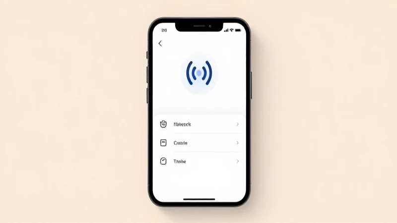 Pantalla de móvil muestra ajustes y señal