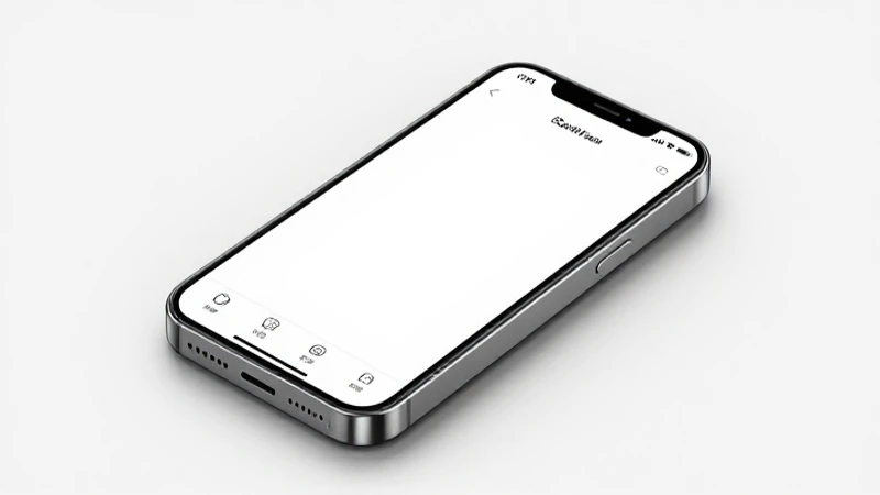 Mockup iPhone moderno con señales claras