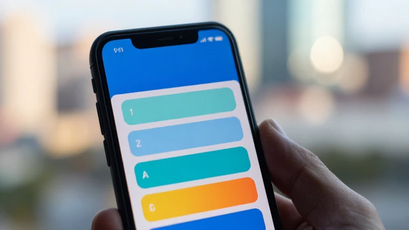 Pantalla móvil muestra señal con fondo urbano