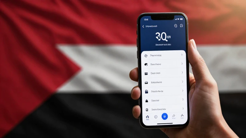 Teléfono muestra ajustes con bandera y luz cálida