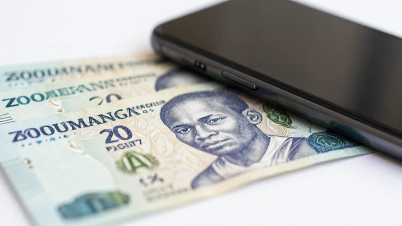 Primer plano con dinero zambiano y luz suave