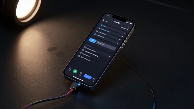 Pantalla brillante, cables y luz dramática