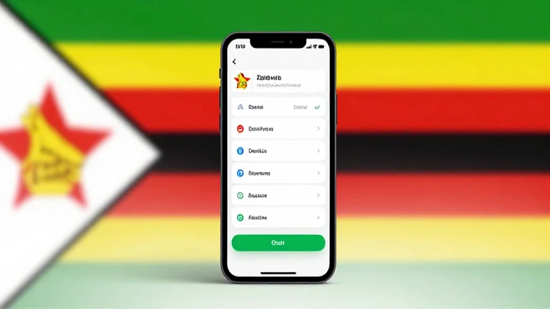 Teléfono muestra ajustes, bandera y diseño moderno