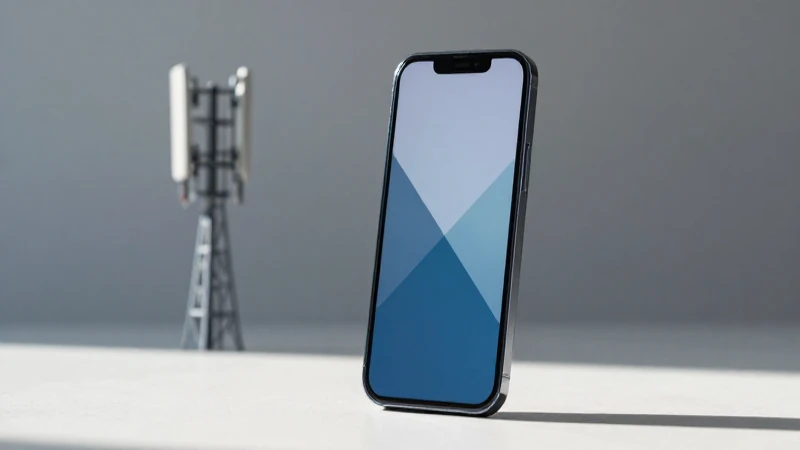 Configura APN de Assurance Wireless para Conexión 5G Rápida 7 Celular iluminado con fondo difuminado