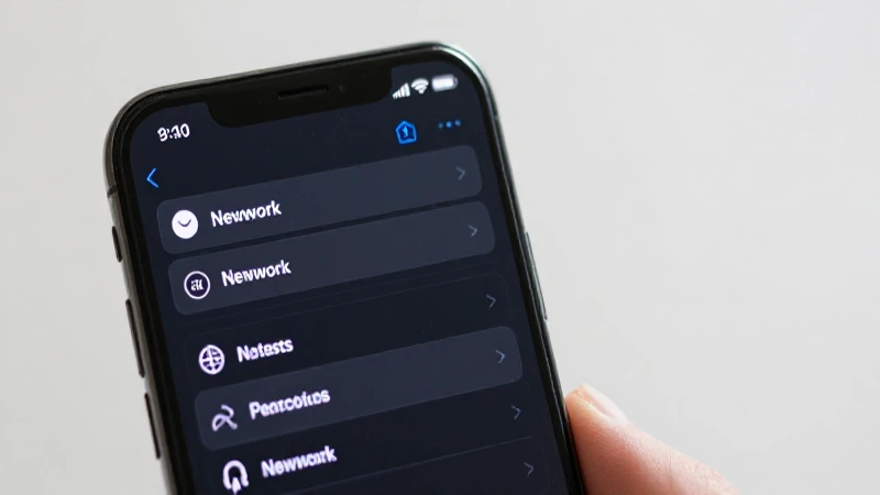 Configura APN de Assurance Wireless para Conexión 5G Rápida 6 Pantalla de smartphone muestra ajustes de red