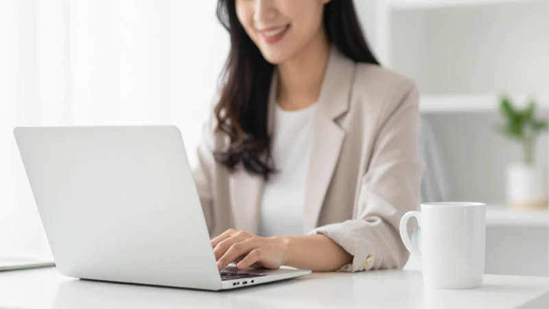 ᐈ MI BAIT ASOCIADOS REGISTRO: ¡Descubre BENEFICIOS! 4 Mujer sonríe con su computadora al día