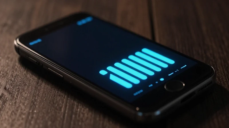 Smartphone Android con señal brillante y cinematográfica